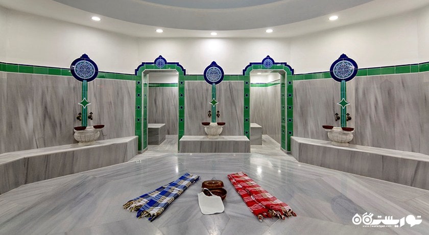 حمام ترکی هتل ایفوریا ایژییَن ریزورت اند اسپا